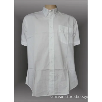 97%cotton 3% spandex ean's shirt short sleeve